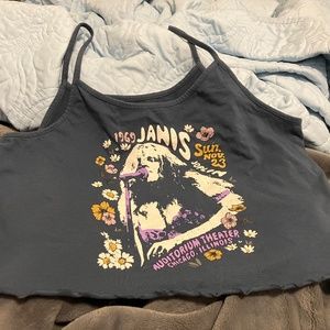 Women’s/Teen’s Janis Joplin Crop Top, Size M